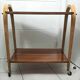 Vintage rolling serving cart