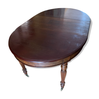 Solid mahogany dining table