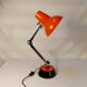 Vintage red articulated desk lamp - 70s/80s.