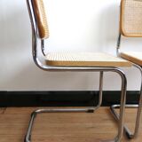 Duo of chairs Cesca B32 by Marcel Breuer