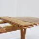 Vintage Danish extendable dining table solid wood Holstebro Mobilfabrik
