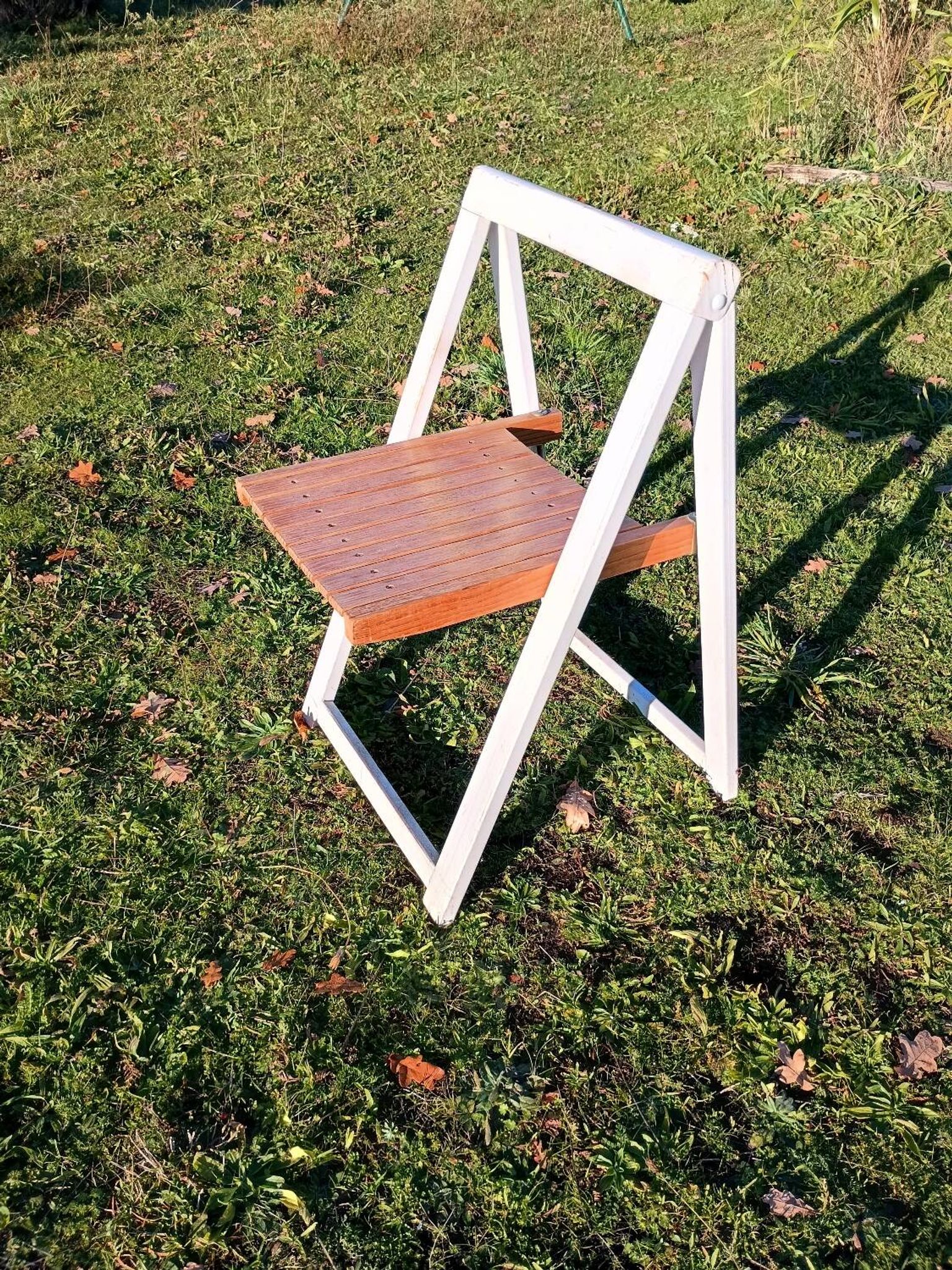 Chaise pliante par Aldo jacober