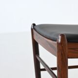 H. Vestervig Eriksen set of nine dining chairs rosewood Tromborg Denmark 1960