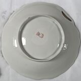 Plat porcelaine de Chauvigny décorée à l'or