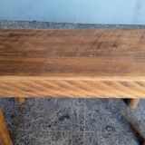 Bench / stool 50 cm old solid wood with patina