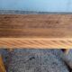 Bench / stool 50 cm old solid wood with patina