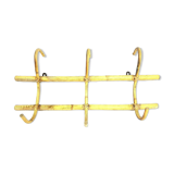 Former wall coat holder, vintage bamboo patère