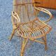 Vintage dining room attributed to Audoux and Minet in bamboo and rattan