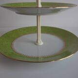Multi-tiered porcelain tray, Stará Role porcelain, Czechoslovakia, 1950s.