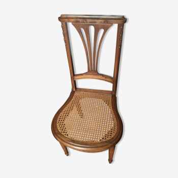 Art nouveau chair in wood