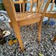 4 chaises Bauhaus, Art déco viennoises en hêtre