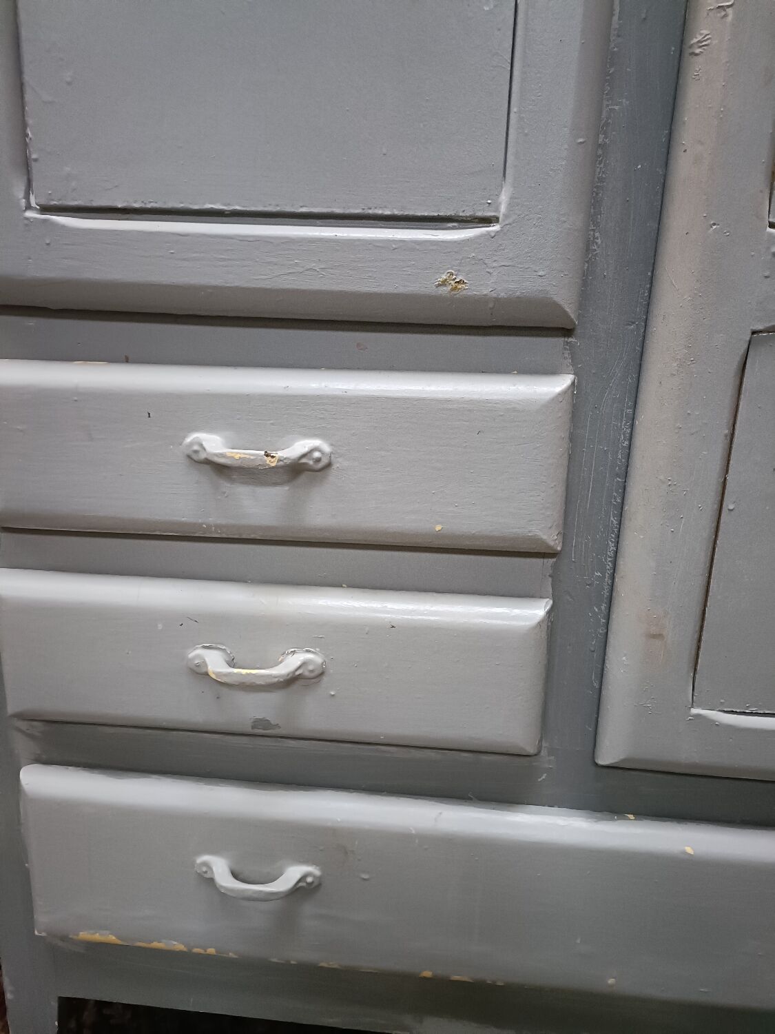 Armoire parisienne grise années 50