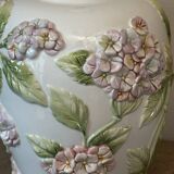 Chaumette Model Hortensias Lamp Base - Barbotine H 40 cm