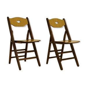 paire de chaises pliantes