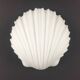 Pair of Large Opaline Glass Shell-Shaped Wall Lights from Limburg, 1970s