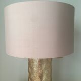 Lampe à poser soie véritable
