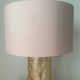 Real silk table lamp