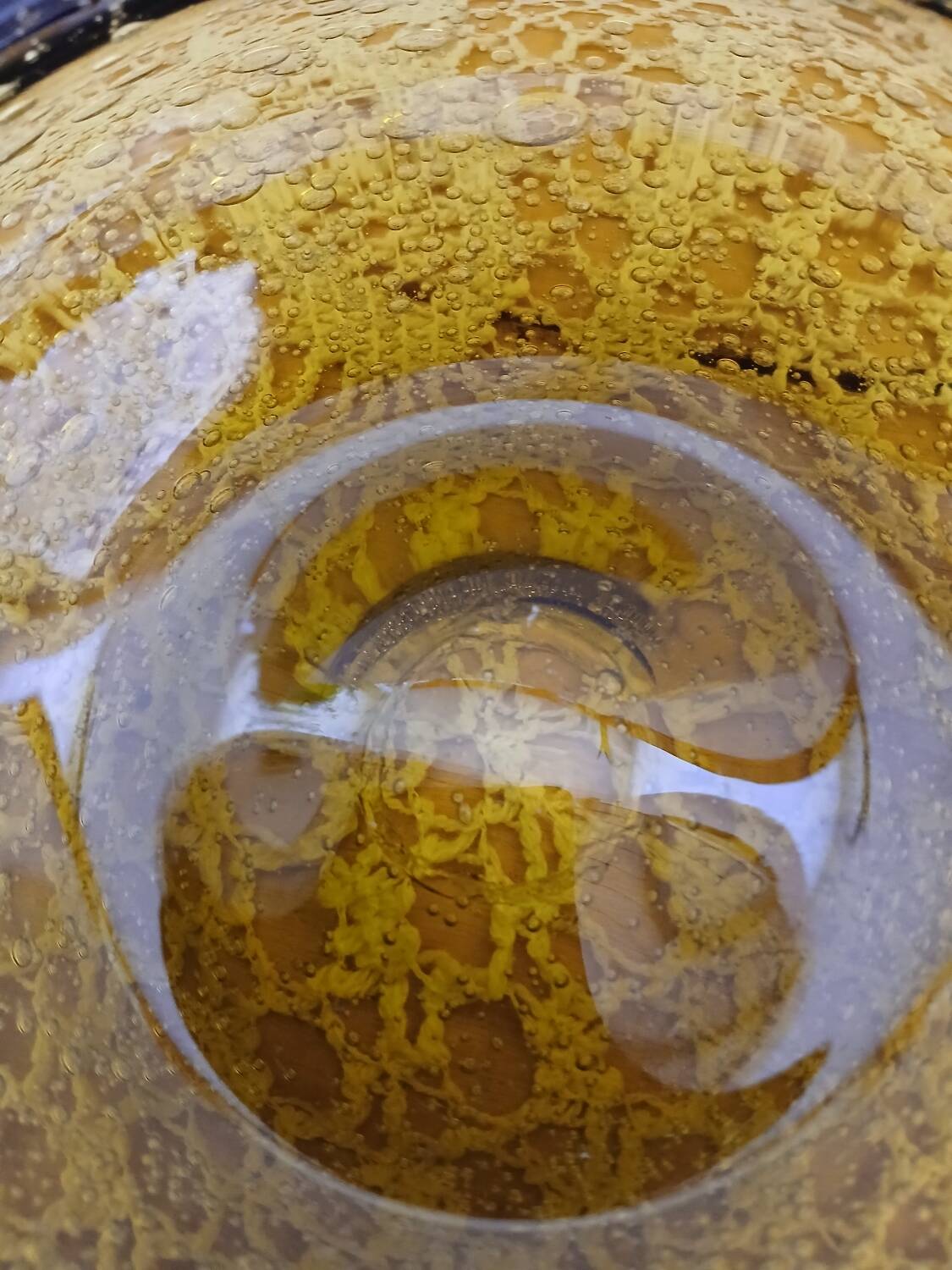 Vide poche, coupe en verre bullé