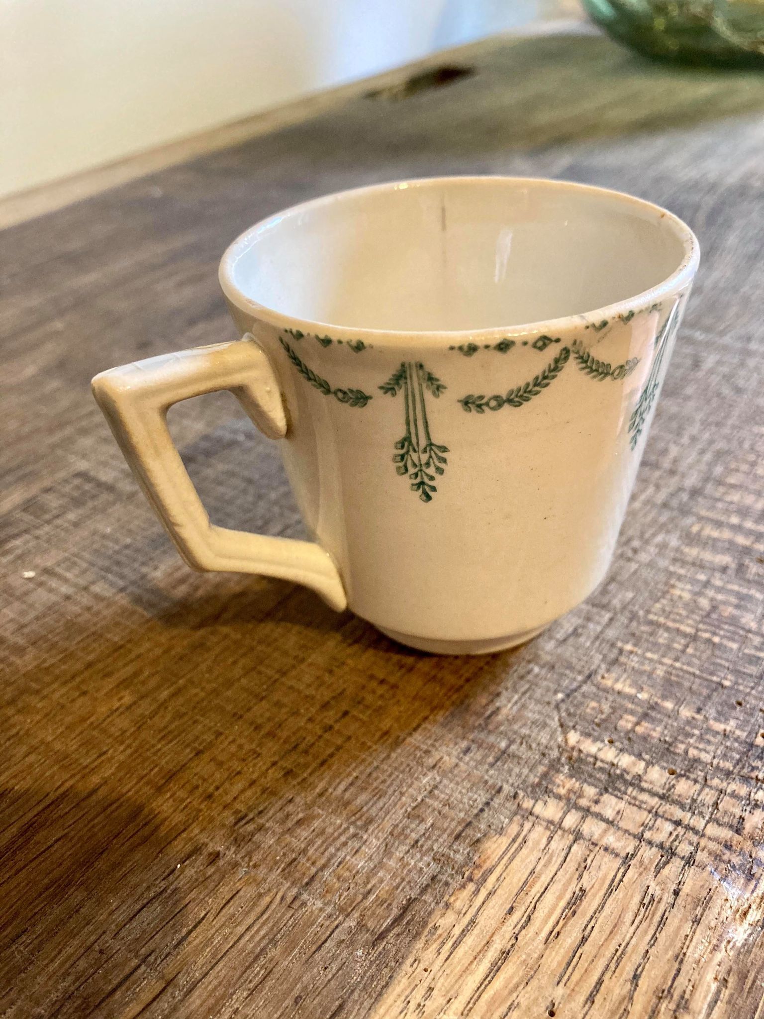 Gien opaque porcelain cup