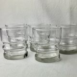 Set of 5 glasses with vintage aperitif 70'