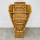 Sunbathing chair Karlskrona by Karl Malmvall for Ikea rattan
