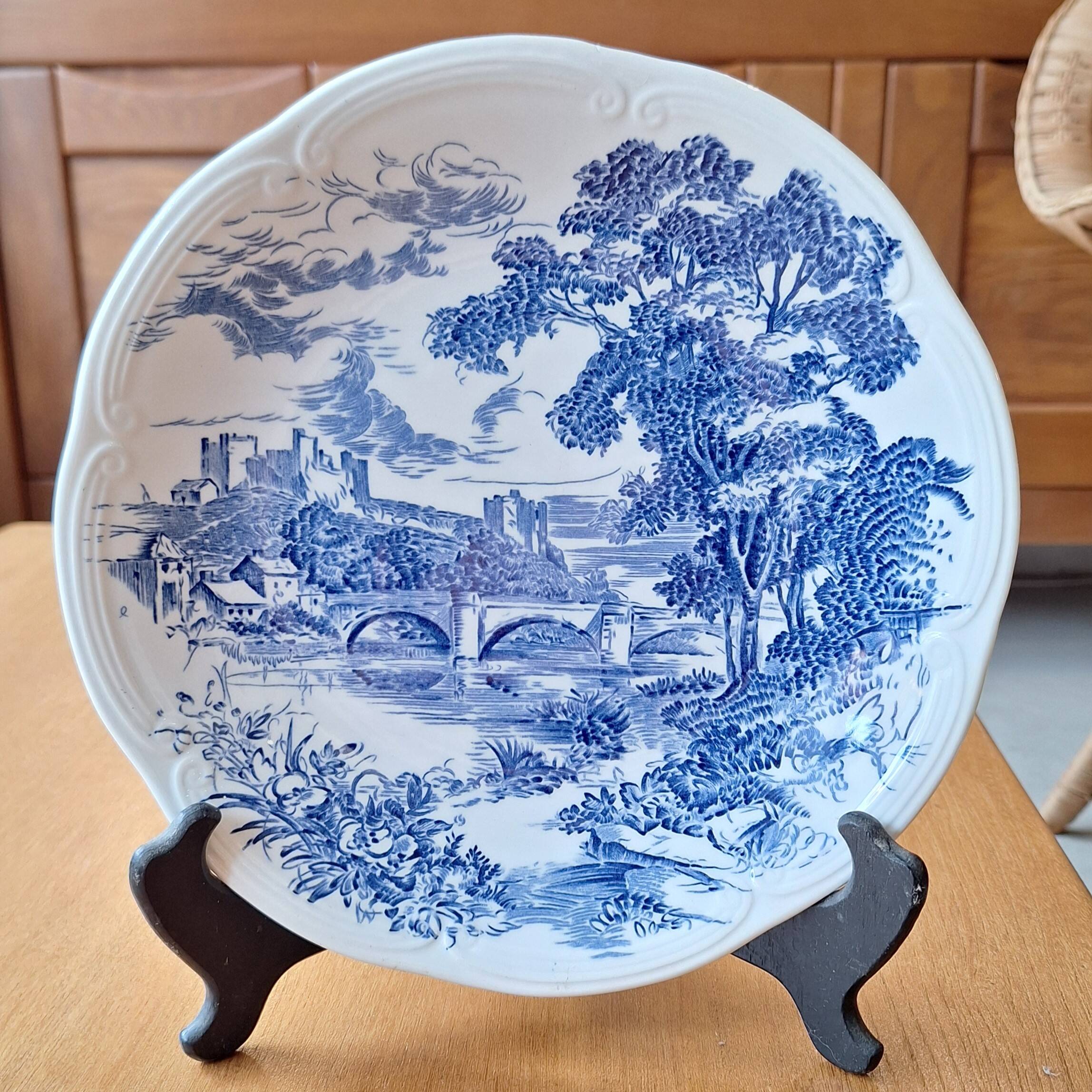 Gien Countryside earthenware plate