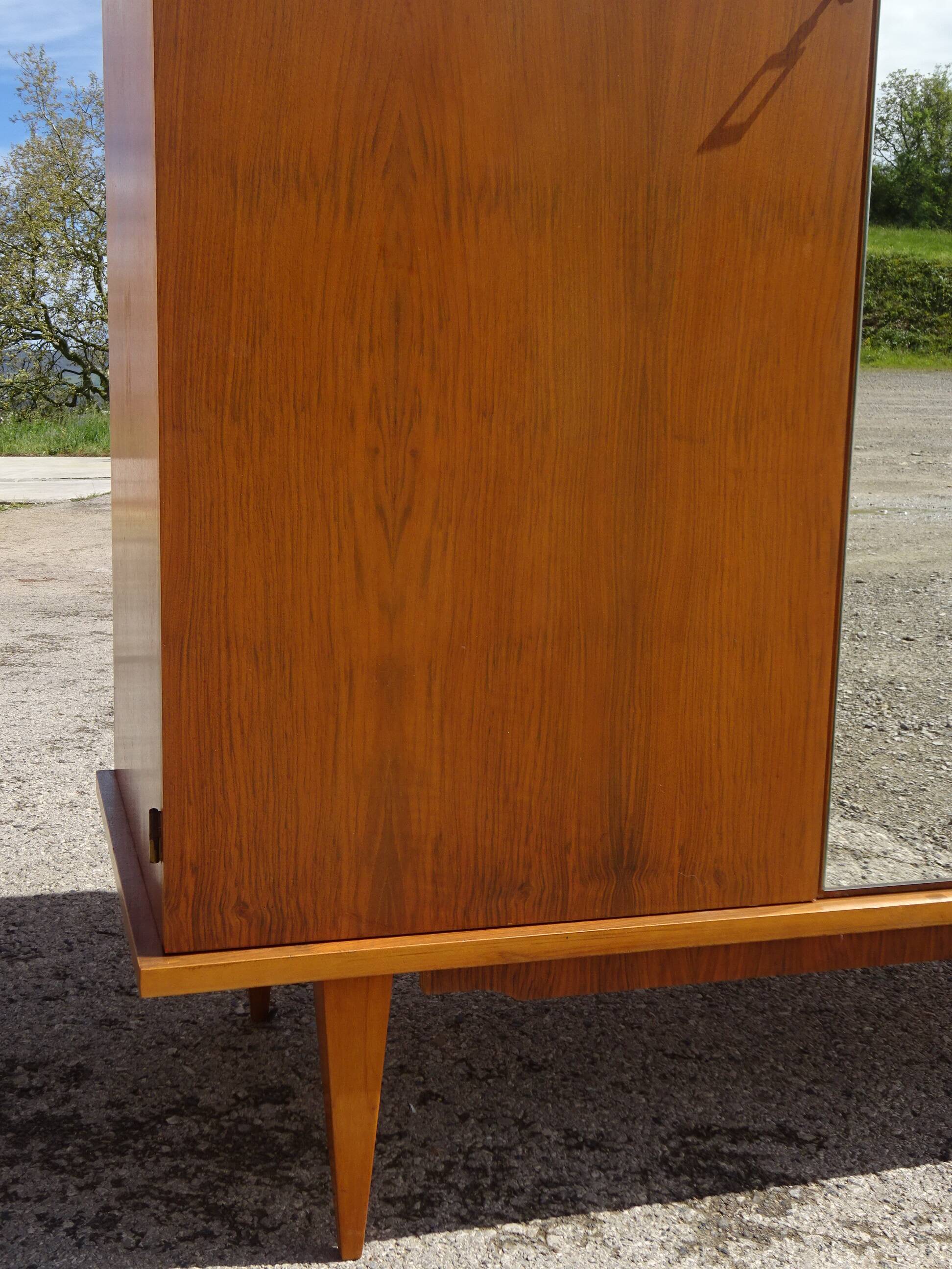 Vintage wardrobe, closet and shelves