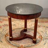Gueridon tripod mahogany style Empire Epoch XIXth