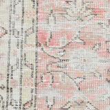 2x9 shabby chic vintage runner rug, 74x265cm