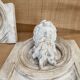 Two moulds; plaster heads