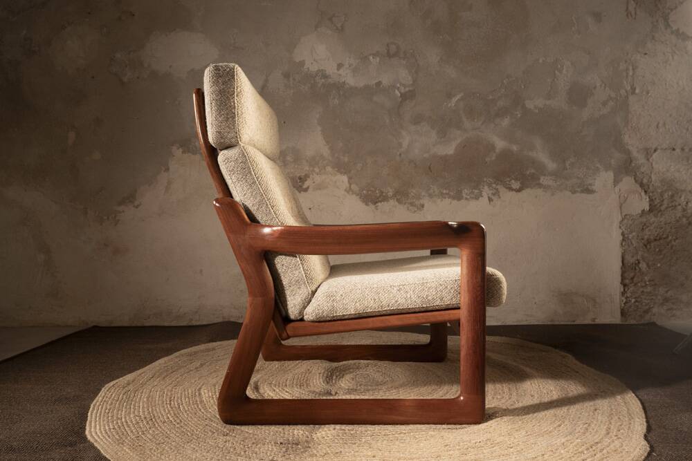 Scandinavian teak armchair