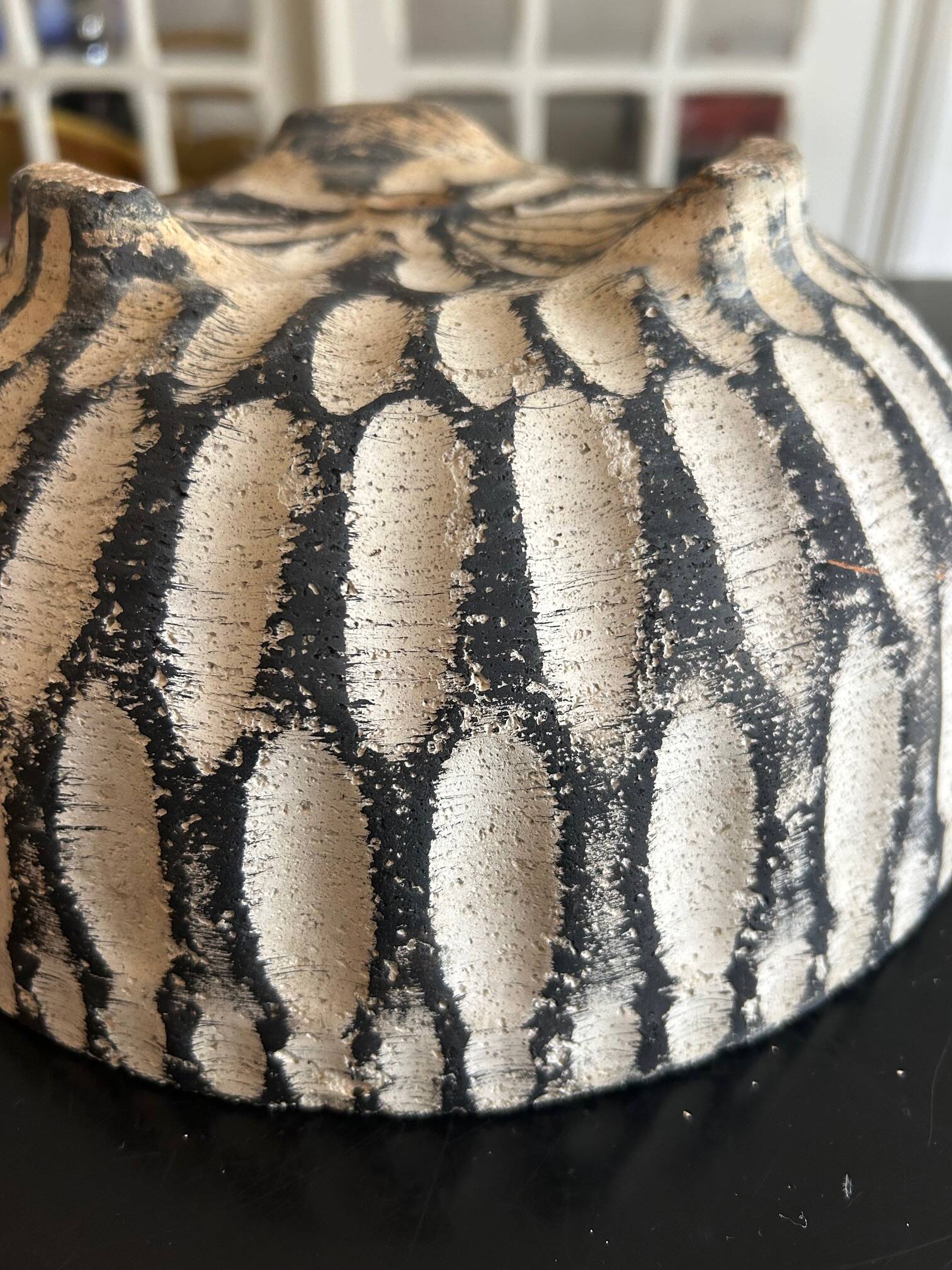 set of cement planters 1950