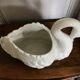 Vintage ceramic swan pot cover