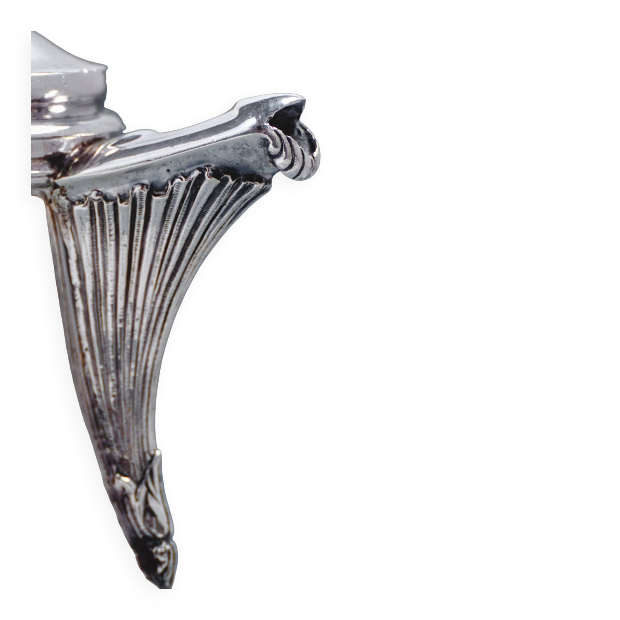 Silver-plated metal teapot, Christofle