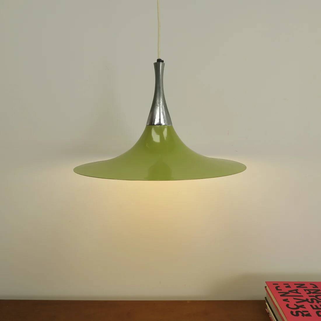 Suspended lamp Semi by Bonderup & Thorup for Fog & Mørup, Denmark 1968