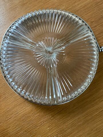 Vintage glass aperitif servant