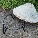 Jardinière conique sur pied tripode 1950