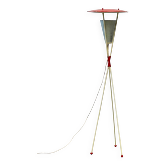 1950's Dutch tripod floor lamp