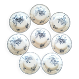 Antique earthenware soup plates