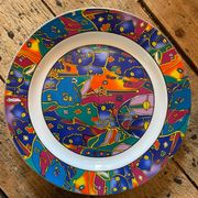 6 SO FRENCH designer plates, Galion decor