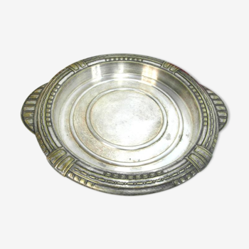 Ancient silver-plated tray