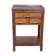 Meuble de chevet en teck birman ancien