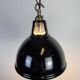 Vintage Industrial Black Painted Pendant Lamp