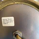 Kaelle lamp glass paste lampshade brass base