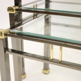 nest side tables Tables Miniset Gold and silver Eicholtz Lindon