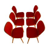 6 MAX BILL chairs by BAUMANN 800 series