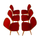 6 MAX BILL chairs by BAUMANN 800 series