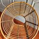 Large rattan armchair from the 70s