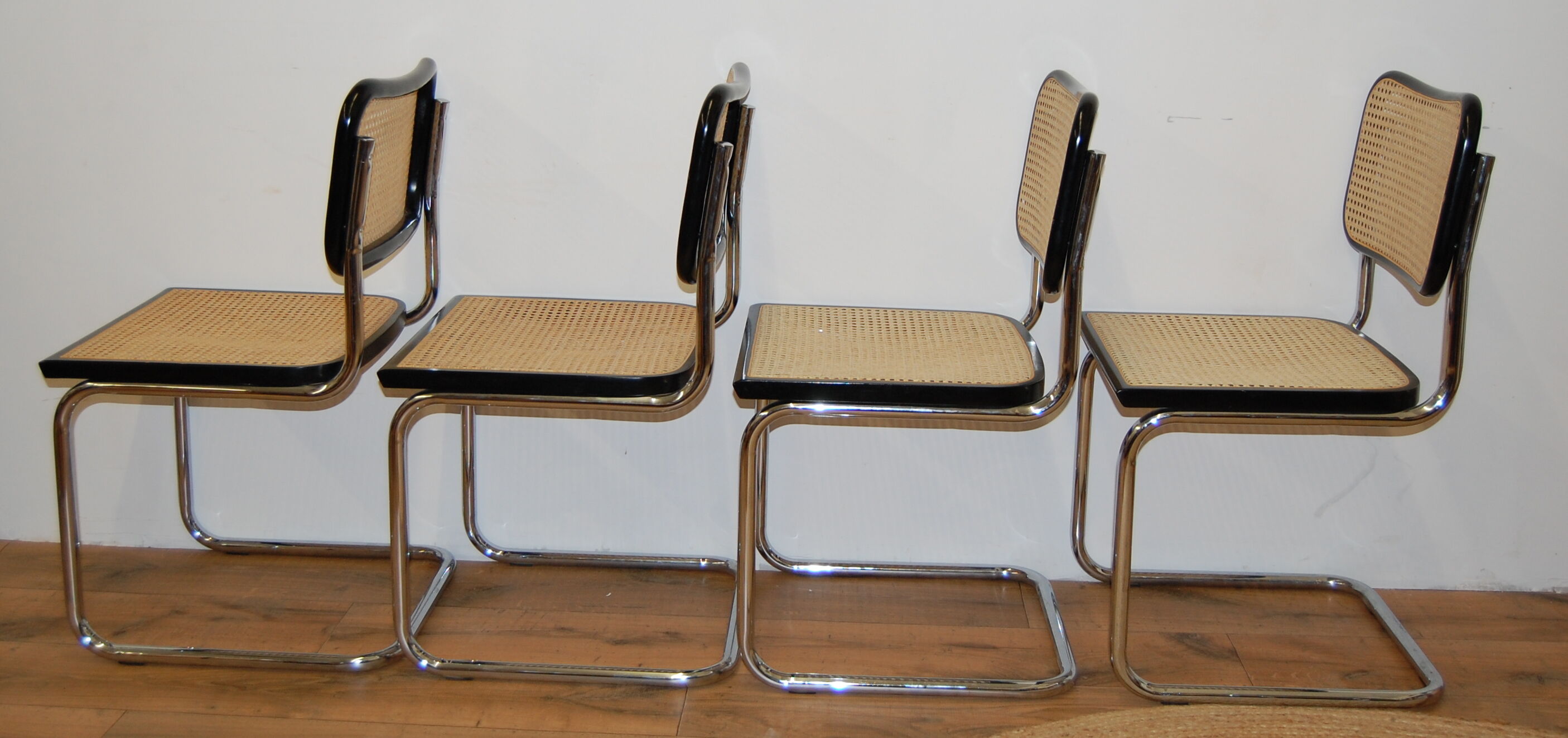 Chairs cannage Marcel Breuer model b32