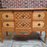 Transitional style chest of drawers